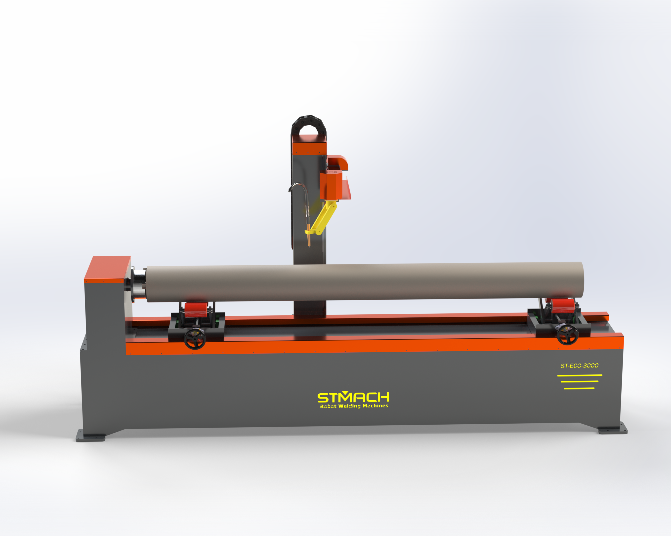 5 Eksen Kaynak Robotu ve Hidrolik Silindir Otomatik Kaynak Makinesi