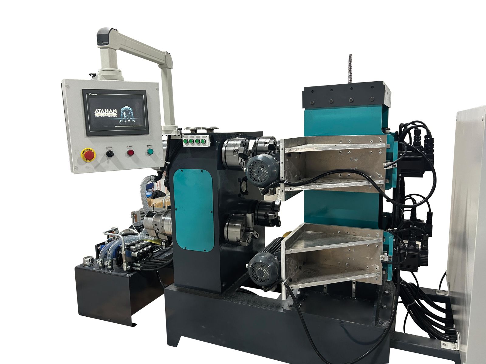 Ocak Brülör Kanal Açma Makinesi